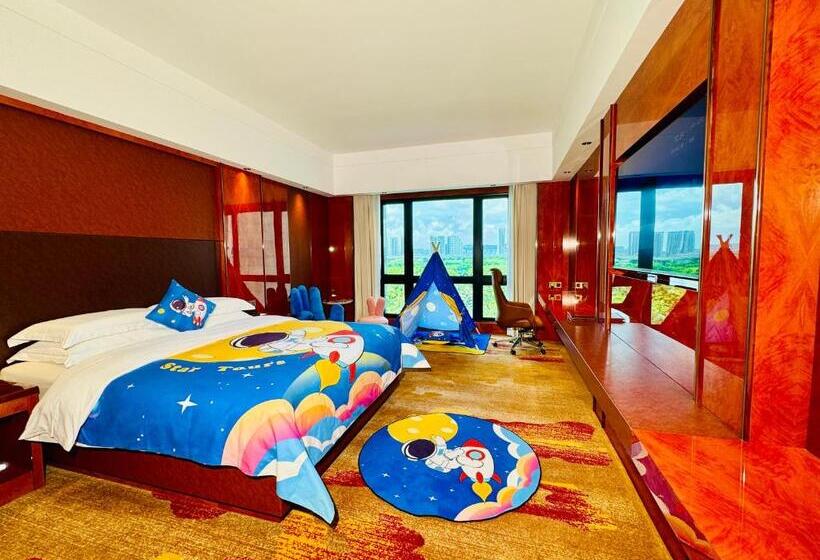 חדר סטנדרט עם מיטת קינג, 珠海金湾毛林大酒店