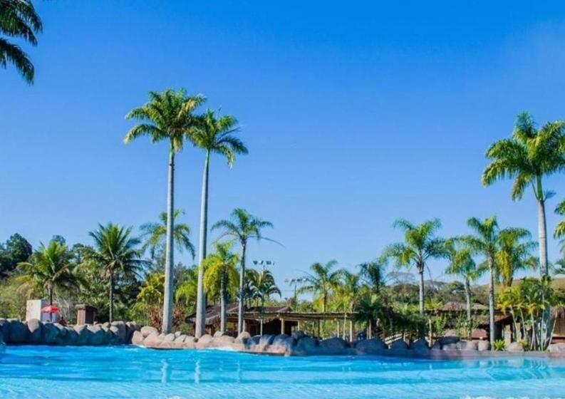 Апартаменты 1 Спальня Вид на Бассейн, Flat Quartier Aldeia Das águas Park Resort