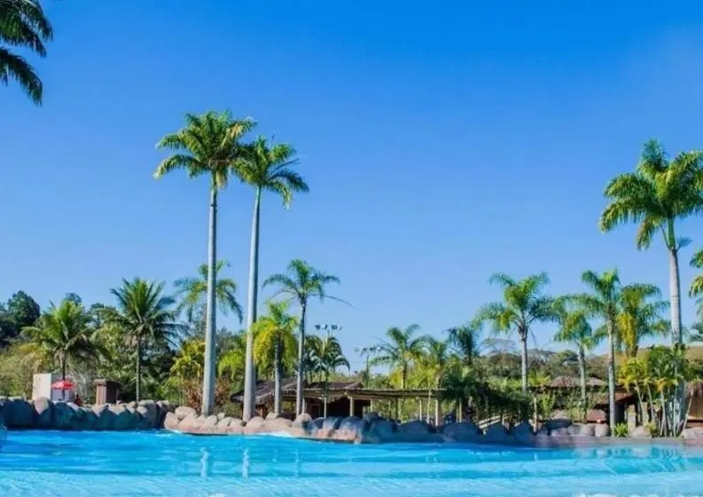 プールの見える1ベッドルームアパートメント, Flat Quartier Aldeia Das águas Park Resort
