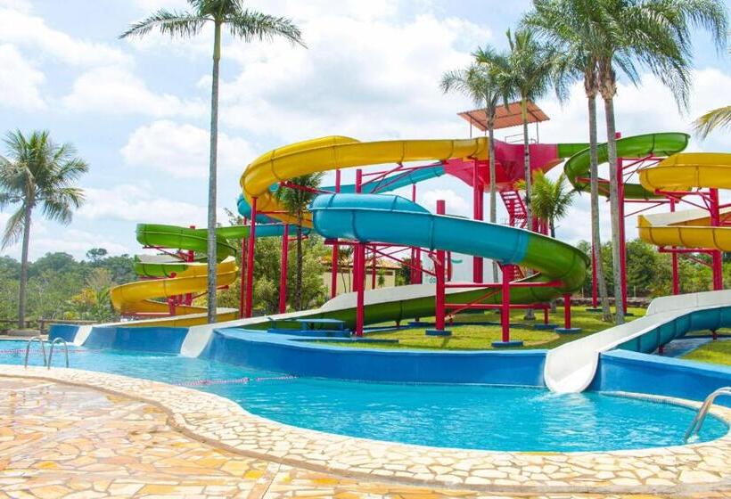 Апартаменты 1 Спальня Вид на Бассейн, Flat Quartier Aldeia Das águas Park Resort