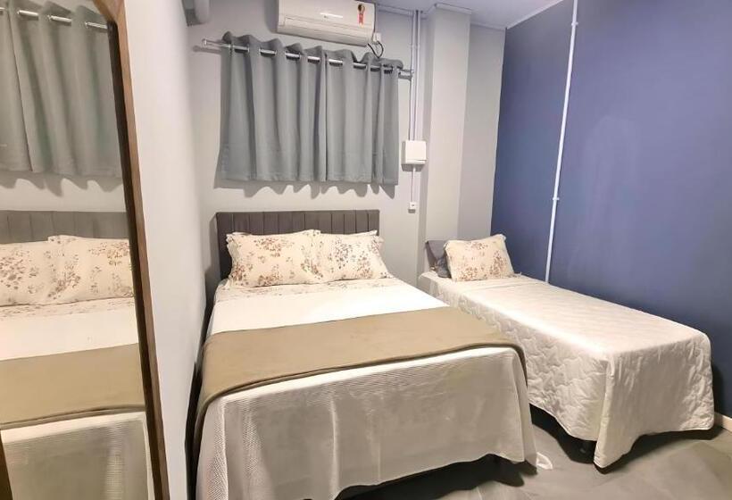 غرفة قياسية ثلاثية, Pousada Recanto Das Praias