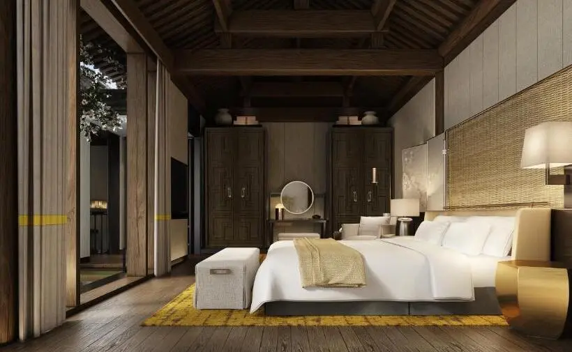 اتاق داخلی دلوکس, Mandarin Oriental Qianmen, Beijing