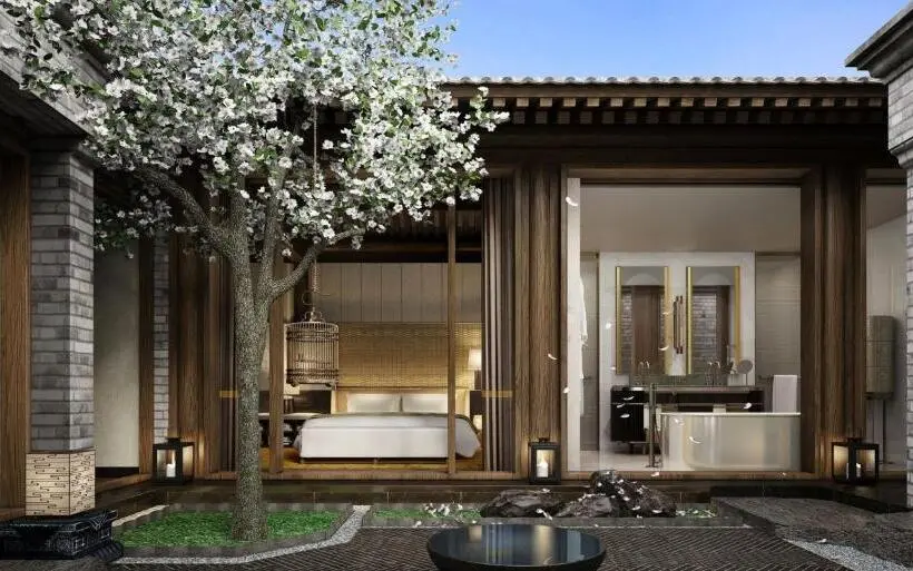 اتاق داخلی دلوکس, Mandarin Oriental Qianmen, Beijing