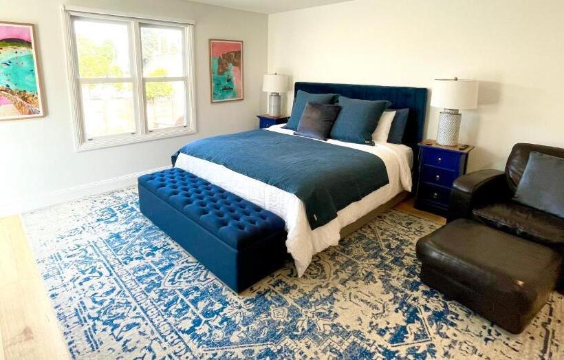 キングサイズベッドのデラックススイート, Port Fairy Bnb   The Blue Suite