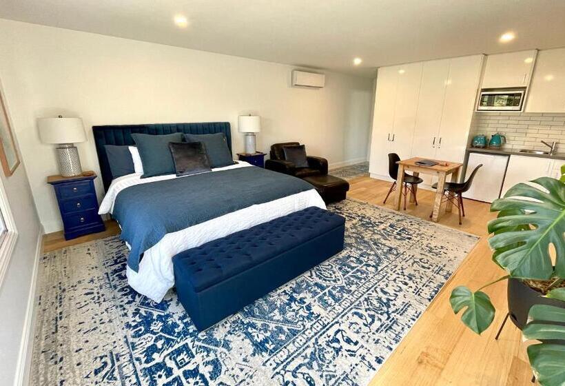 キングサイズベッドのデラックススイート, Port Fairy Bnb   The Blue Suite