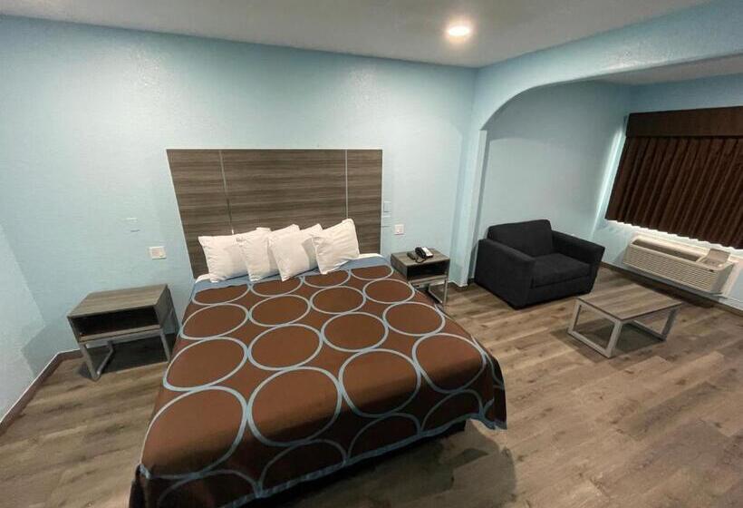 キングサイズベッドのスタンダードルーム, Super Stay Inn And Suites   Iah Airport