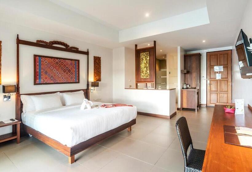 스탠다드 룸 킹사이즈 침대, Bansaeo Garden And Resort