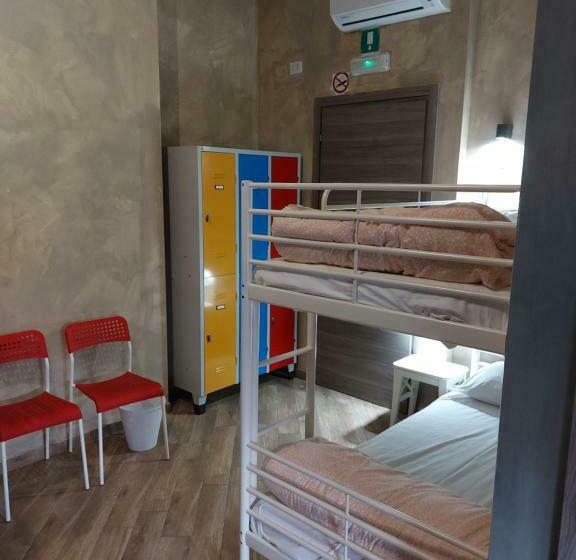 共用房间的床, Gloria Hostel Milano