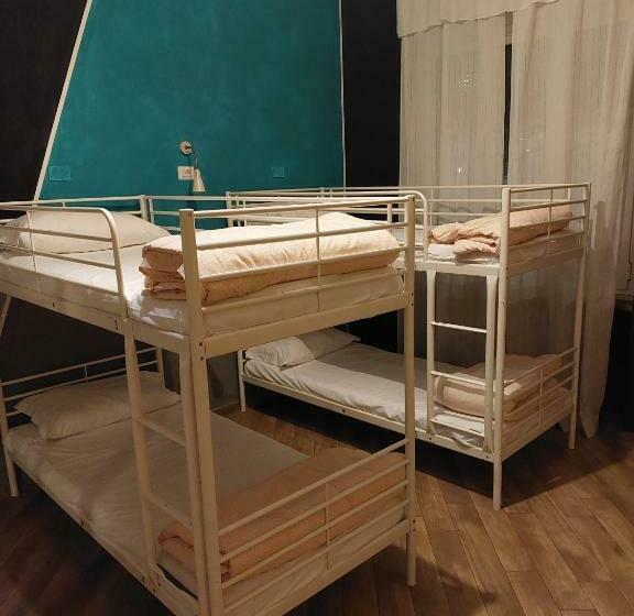 共用房间的床, Gloria Hostel Milano