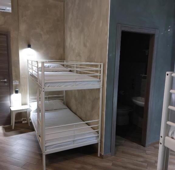 共用房间的床, Gloria Hostel Milano