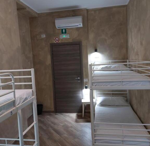 共用房间的床, Gloria Hostel Milano