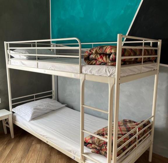 共用房间的床, Gloria Hostel Milano