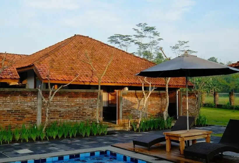 اتاق استاندارد سه تخته با چشم‌انداز استخر, Shankara Borobudur