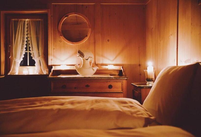 חדר סטנדרט חדר אמבטיה משותף, Berghaus Sulzfluh