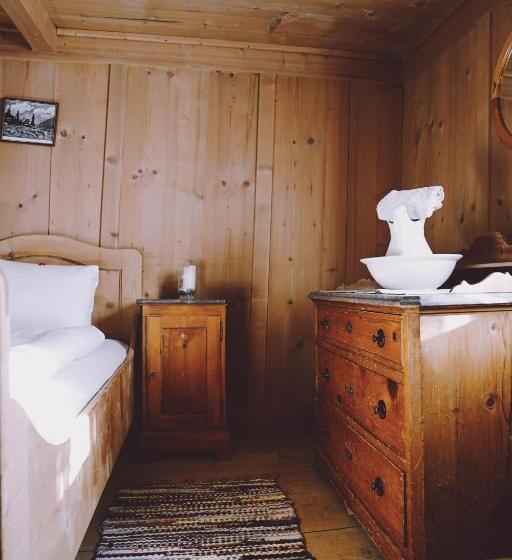 חדר סטנדרט חדר אמבטיה משותף, Berghaus Sulzfluh