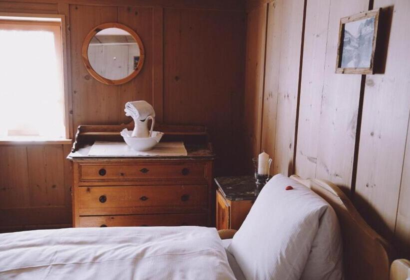 חדר סטנדרט חדר אמבטיה משותף, Berghaus Sulzfluh