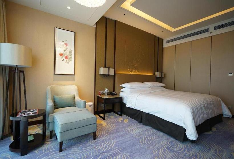 חדר דחוקס עם מיטת קינג, Shangri La Yiwu   Close To Yiwu International Trade Market