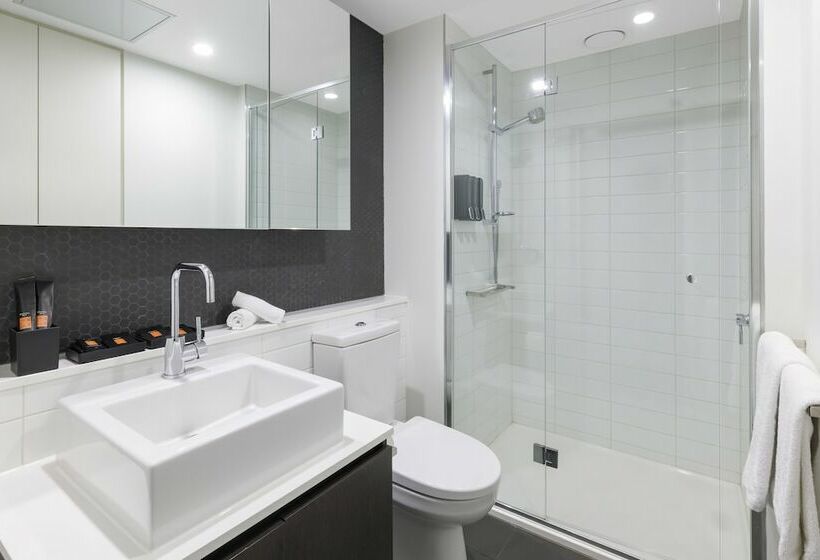 침실 1개 발코니 아파트, The Jazz Corner Hotel Melbourne