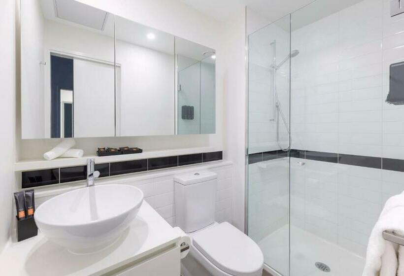 스탠다드 룸 퀸사이즈 침대, The Jazz Corner Hotel Melbourne