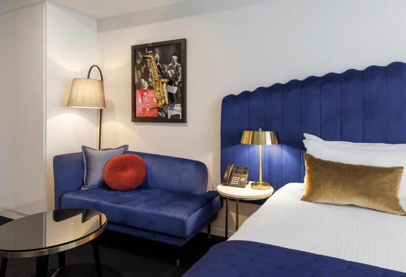 스탠다드 룸 킹사이즈 침대, The Jazz Corner Hotel Melbourne