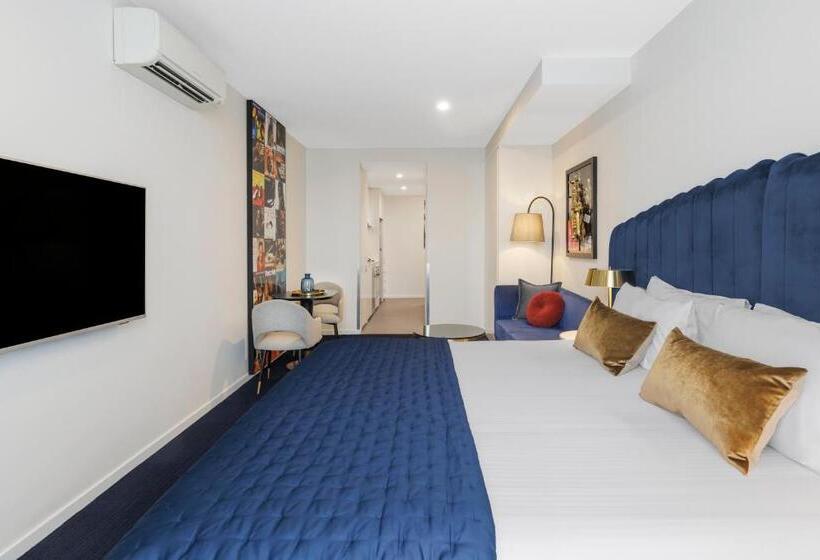 غرفة قياسية سرير كينج, The Jazz Corner Hotel Melbourne