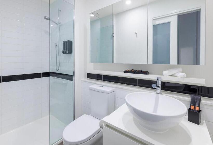 스탠다드 룸 킹사이즈 침대, The Jazz Corner Hotel Melbourne