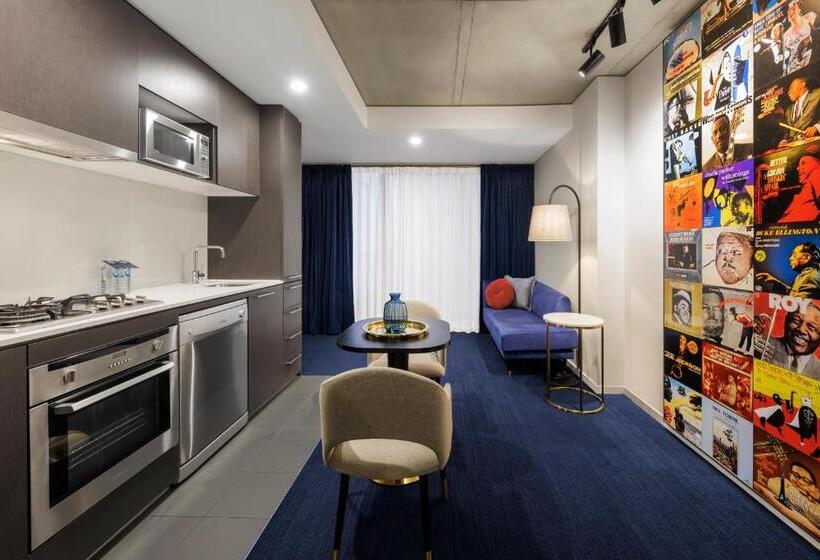 침실 1개 아파트, The Jazz Corner Hotel Melbourne