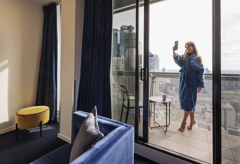 침실 1개 수피리어 아파트, The Jazz Corner Hotel Melbourne