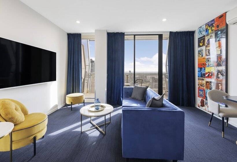 침실 1개 수피리어 아파트, The Jazz Corner Hotel Melbourne