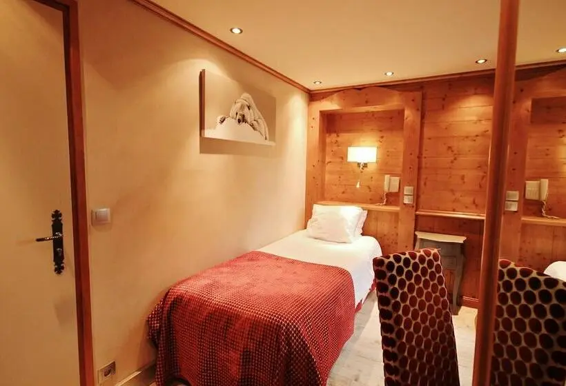 اتاق استاندارد یک نفره, Hôtel Alpina & Spa   Restaurant Oxalis