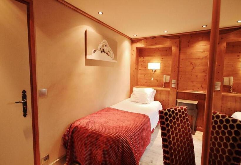 اتاق کلاسیک یک تخته, Hôtel Alpina & Spa   Restaurant Oxalis
