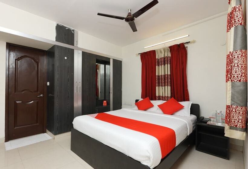 Habitació Deluxe, Treebo Samhaar Residency Thoraipakkam