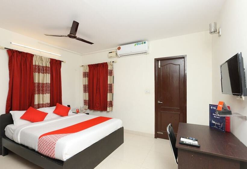 Habitació Deluxe, Treebo Samhaar Residency Thoraipakkam