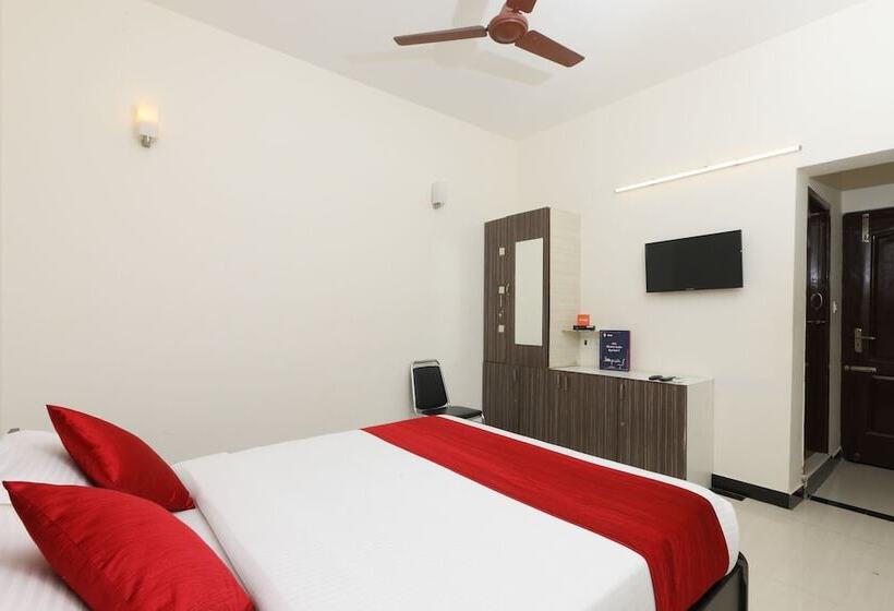 Habitació Deluxe, Treebo Samhaar Residency Thoraipakkam