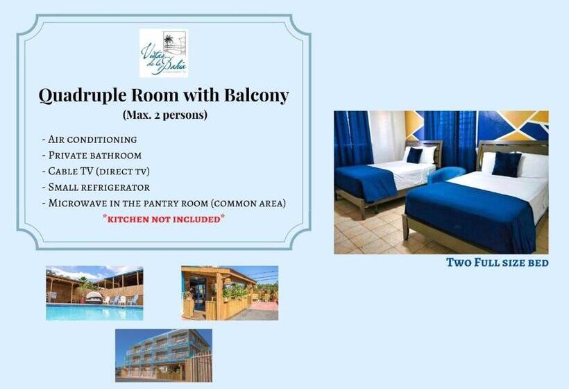 اتاق استاندارد چهارنفره با بالکن, West Coast Inn S