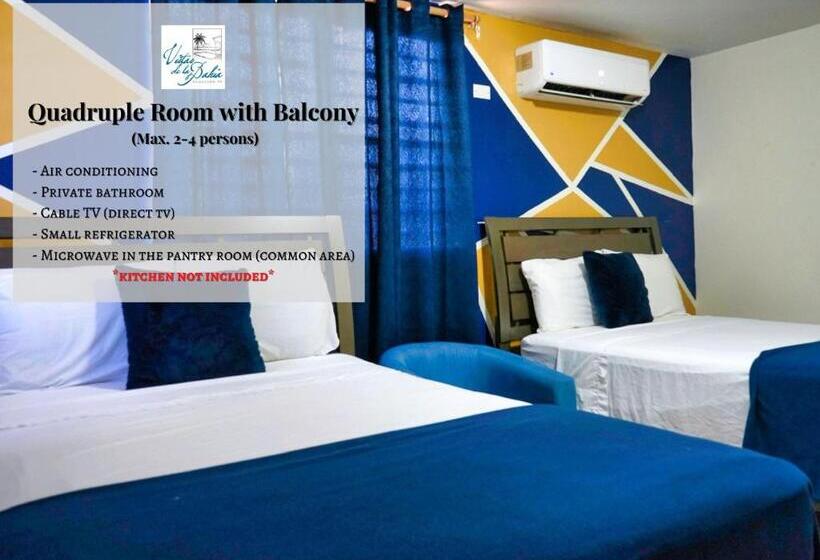 اتاق استاندارد چهارنفره با بالکن, West Coast Inn S