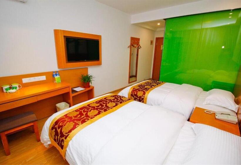 اتاق لوکس, Greentree Hospitality Group Ltd Vatica Jiuquan West Han Shengsheng Shengshi