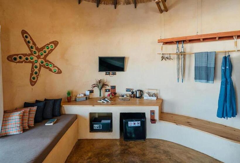 オーシャンビューのデラックス1ベッドルームビラ, The Mud Eco