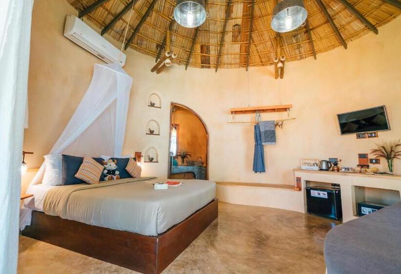 オーシャンビューのデラックス1ベッドルームビラ, The Mud Eco