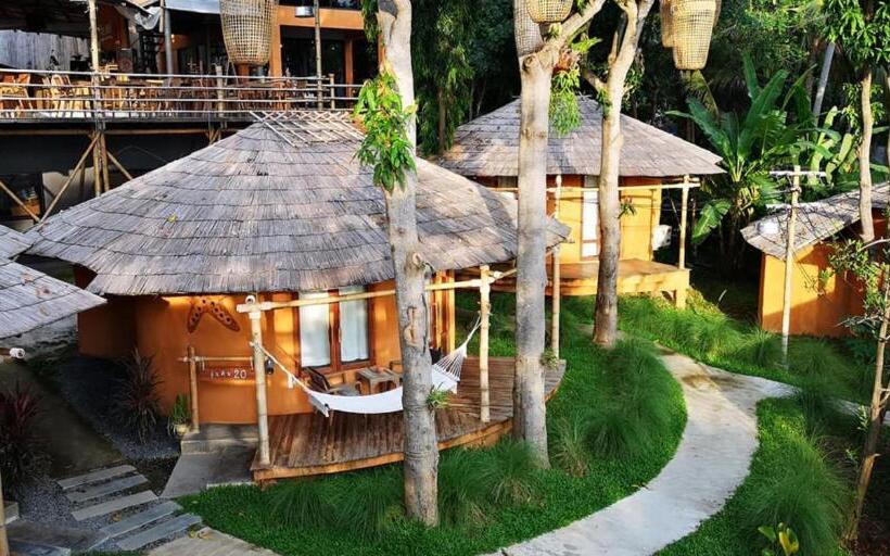 デラックスビラの1ベッドルーム, The Mud Eco