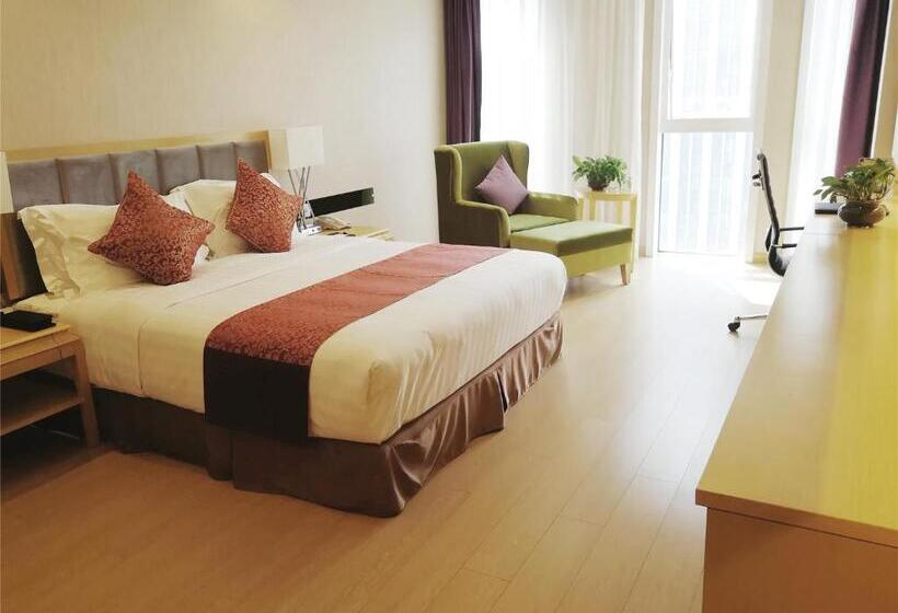 带大床的高级房间, Ariva Tianjin Zhongbei Hotel & Serviced Apartment