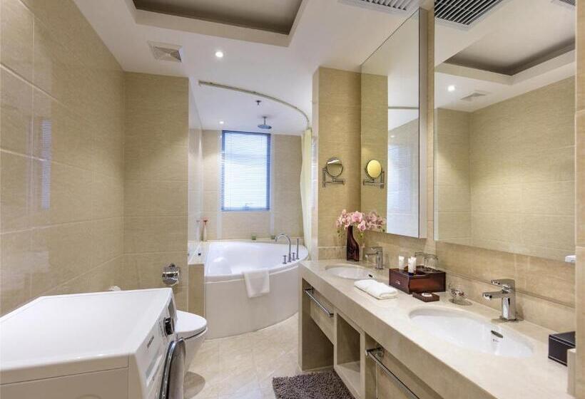 带2个卧室的公寓, Ariva Tianjin Zhongbei Hotel & Serviced Apartment