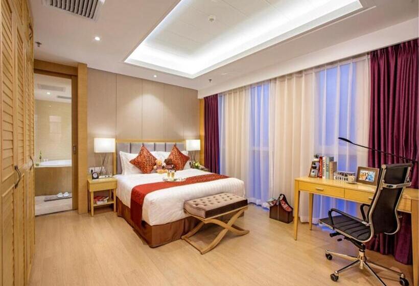 带2个卧室的公寓, Ariva Tianjin Zhongbei Hotel & Serviced Apartment