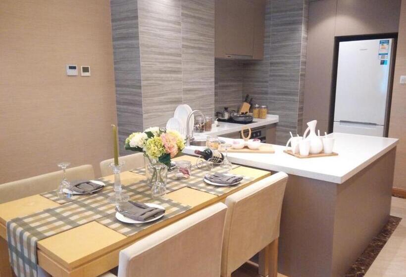 带1个卧室的公寓, Ariva Tianjin Zhongbei Hotel & Serviced Apartment