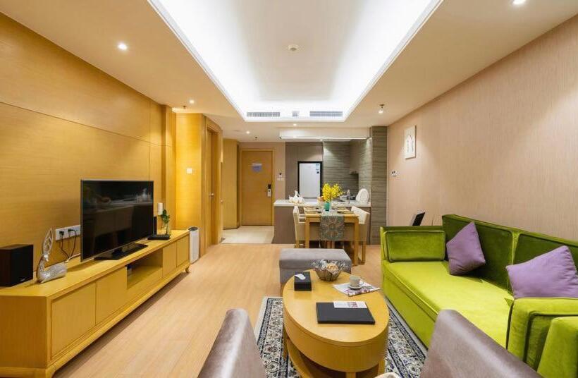 带2个卧室的公寓, Ariva Tianjin Zhongbei Hotel & Serviced Apartment