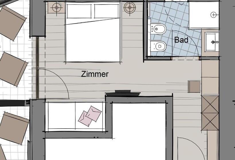 디럭스 룸, B&b Boutique Apartment Oberwiesen