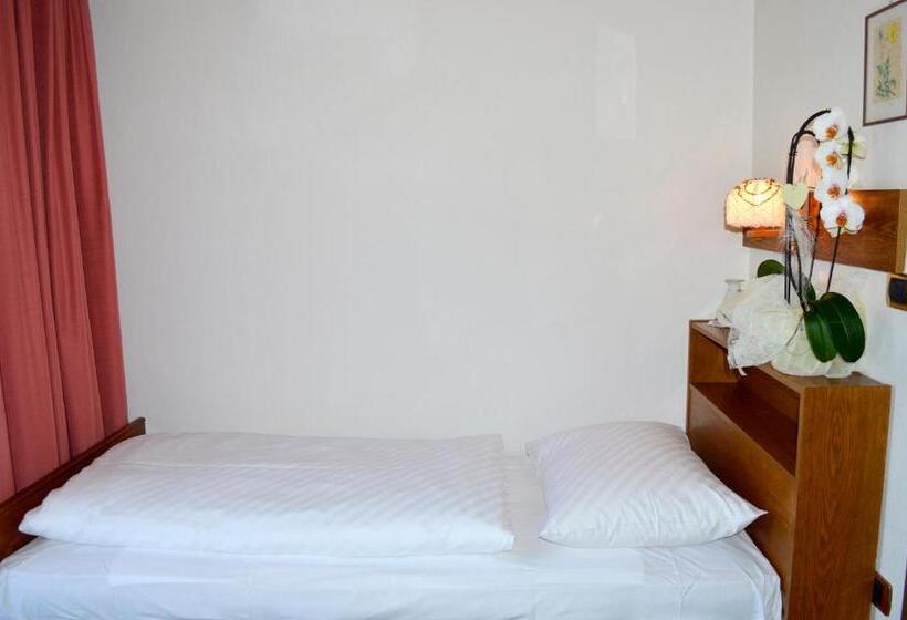 غرفة قياسية فردية مزودة بشُرفة, Pension Panorama