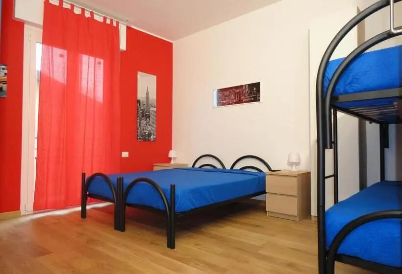 اتاق استاندارد چهار تخته, Pavia Ostello
