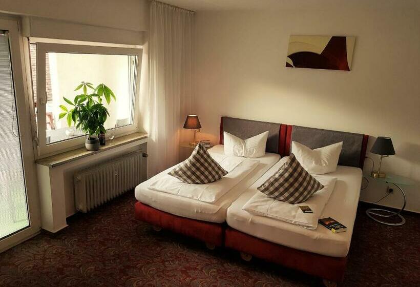 Quarto standart com varanda, Apart Hotel Freiburg