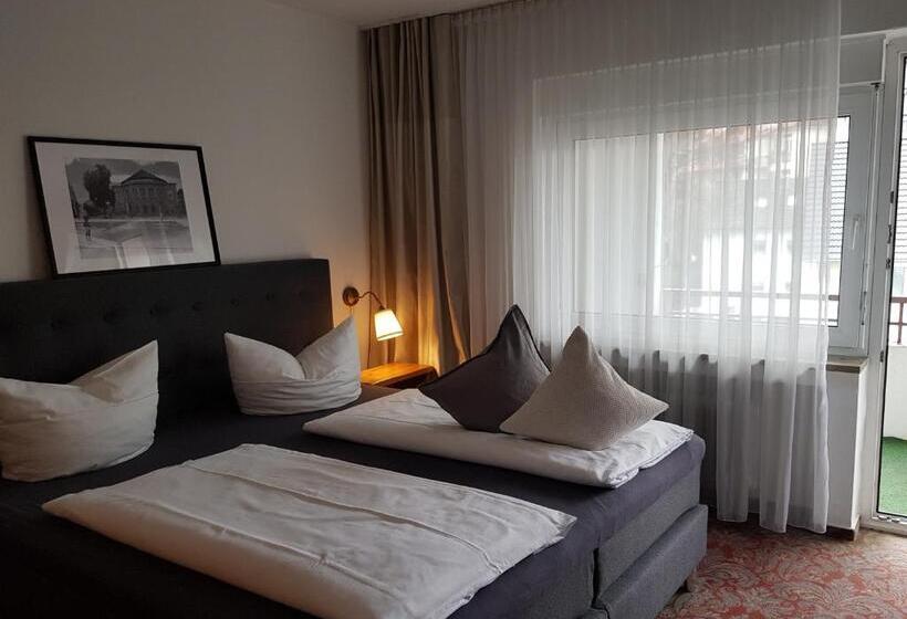 Quarto standart com varanda, Apart Hotel Freiburg